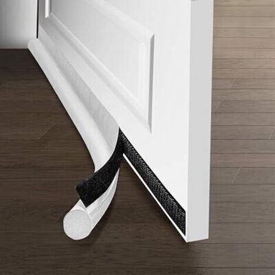 Bunthaus Ahlsen – Boudin De Porte Anti Froid Unilatéral 0.95m – Joint Auto-adhésif – Isolant Contre Bruit Et Insectes – Pour Fissures Et Espaces (blanc) - Publicité Bunthaus Ahlsen – Boudin De Porte Anti Froid Unilatéral 0.95m – Joint Auto-adhésif – Isolant Contre Bruit Et Insectes – Pour Fissures Et Espaces (blanc) - Publicité
