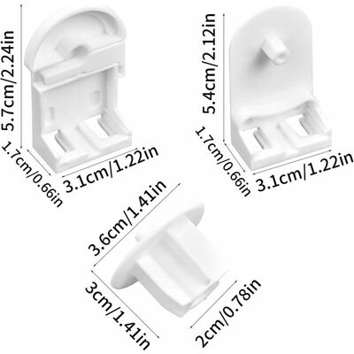 NALOOKAMIC Pièces De Rechange Pour Stores Enrouleurs, Fixations Pour Stores Enrouleurs, Fixations Pour Stores Enrouleurs 25 Mm, Supports Pour Stores Enrouleurs Accessoires Pour Stores Enrouleurs Avec Kit De Rech - Publicité NALOOKAMIC Pièces De Rechange Pour Stores Enrouleurs, Fixations Pour Stores Enrouleurs, Fixations Pour Stores Enrouleurs 25 Mm, Supports Pour Stores Enrouleurs Accessoires Pour Stores Enrouleurs Avec Kit De Rech - Publicité