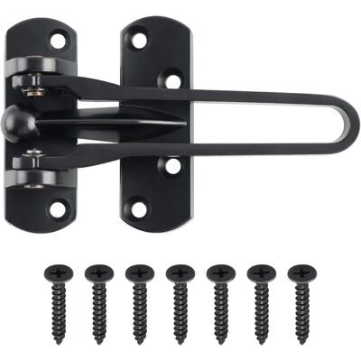 AHLSEN Bravix Verrouillage Des Portes Secondaires, Chaînes De Porte De Sécurité, Verrou De Porte Coulissante, Acier Inoxydable Barre Pivotante, Serrure De Porte De Sécurité Noir Mat - Publicité AHLSEN Bravix Verrouillage Des Portes Secondaires, Chaînes De Porte De Sécurité, Verrou De Porte Coulissante, Acier Inoxydable Barre Pivotante, Serrure De Porte De Sécurité Noir Mat - Publicité