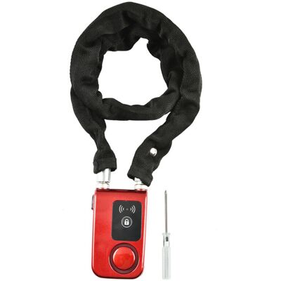 XVX Serrure Antivol Pour Vélo Intelligente Bluetooth Étanche – Modèle Y797g, Chaîne Rouge En Acier Trempé Avec Contrôle Smartphone - Publicité XVX Serrure Antivol Pour Vélo Intelligente Bluetooth Étanche – Modèle Y797g, Chaîne Rouge En Acier Trempé Avec Contrôle Smartphone - Publicité