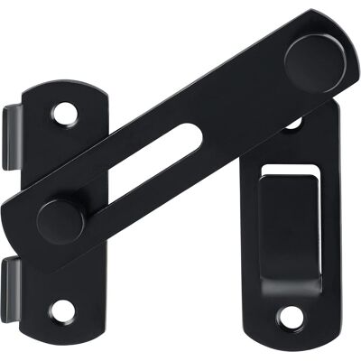 SUPERWISE Errou Porte Coulissante Serrure Volet Loquet Porte Verrou Portail À Bascule Boulon Avec Vis Pour Porte, Fenêtre, Placard Et Jardin, Finition Noir Mat En Acier Inoxydable, Ems9500-b - Publicité SUPERWISE Errou Porte Coulissante Serrure Volet Loquet Porte Verrou Portail À Bascule Boulon Avec Vis Pour Porte, Fenêtre, Placard Et Jardin, Finition Noir Mat En Acier Inoxydable, Ems9500-b - Publicité