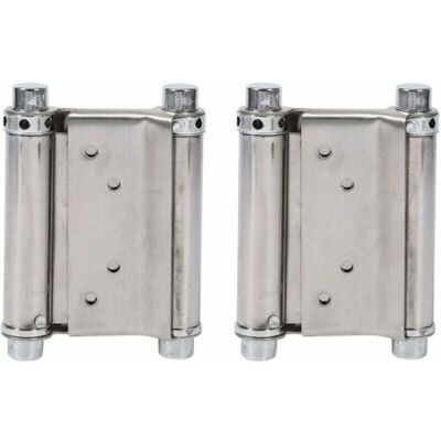 ABYSSE Charnières À Ressort À Double Action En Acier Inoxydable, 2 Pièces, Charnières De Porte De Voiture, Charnières De Porte Battante Avec Capacité De Charge Jusqu'à 15 Kg - Publicité ABYSSE Charnières À Ressort À Double Action En Acier Inoxydable, 2 Pièces, Charnières De Porte De Voiture, Charnières De Porte Battante Avec Capacité De Charge Jusqu'à 15 Kg - Publicité