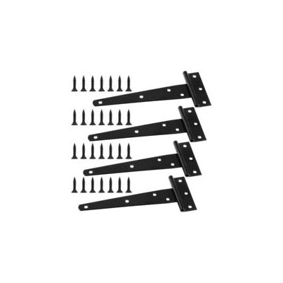 OEM Lot De 4 Charnières Noires En T, 6 Pouces Charnières De Porte En Métal Avec 28 Vis, Pliantes En Acier Inoxydable Pour Portes De Hangar, Portes De Jardin, Fenêtre-crezuo - Publicité OEM Lot De 4 Charnières Noires En T, 6 Pouces Charnières De Porte En Métal Avec 28 Vis, Pliantes En Acier Inoxydable Pour Portes De Hangar, Portes De Jardin, Fenêtre-crezuo - Publicité