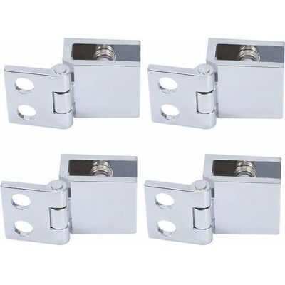 FANGMEDIA 4 Pcs Charnière En Verre Clip Pince Pinces Charnière De Porte En Verre Installation Facile Support En Verre Durable Meubles Charnière De Porte En Verre Pinces En Verre Pour Portes En Verre Vitrines Po - Publicité FANGMEDIA 4 Pcs Charnière En Verre Clip Pince Pinces Charnière De Porte En Verre Installation Facile Support En Verre Durable Meubles Charnière De Porte En Verre Pinces En Verre Pour Portes En Verre Vitrines Po - Publicité