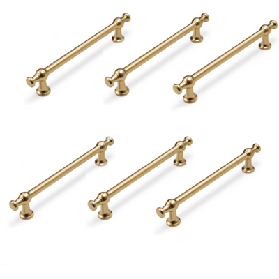 IROVAMI Lot De 6 Poignées De Tiroir Dorées De 224 Mm (8,9 Pouces) Pour Meubles De Cuisine, Armoires Et Chambres. Convient Également Pour La Chambre, La Salle De Bain Ou Le Bureau. Publicité IROVAMI Lot De 6 Poignées De Tiroir Dorées De 224 Mm (8,9 Pouces) Pour Meubles De Cuisine, Armoires Et Chambres. Convient Également Pour La Chambre, La Salle De Bain Ou Le Bureau. Publicité