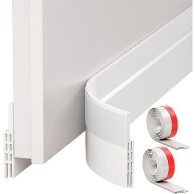 IRISFR Lntyq Lot De 2 Joints De Porte Pour Portes, Boudin De Porte Et Joint De Porte Autocollant, Insonorisant, Pour Portes, Joint À Brosse Et Joint De Porte, Joint De Porte Inférieur, 5 X 100 Cm, 2 M, Blan - Publicité IRISFR Lntyq Lot De 2 Joints De Porte Pour Portes, Boudin De Porte Et Joint De Porte Autocollant, Insonorisant, Pour Portes, Joint À Brosse Et Joint De Porte, Joint De Porte Inférieur, 5 X 100 Cm, 2 M, Blan - Publicité