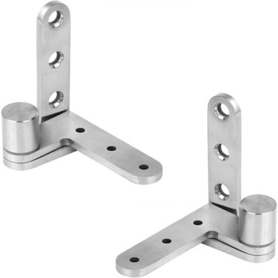 OEM Lot De 2 Charnières De Porte Pivotantes En Acier Inoxydable, 1 X Gauche, 1 X Droite - Publicité OEM Lot De 2 Charnières De Porte Pivotantes En Acier Inoxydable, 1 X Gauche, 1 X Droite - Publicité