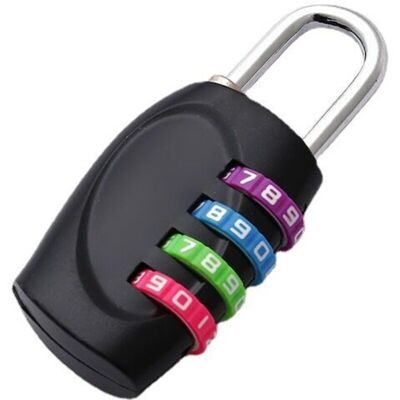 ENLENK 5pcs Cadenas À Combinaison À 4 Chiffres Pour L'École, Employé, Salle De Sport Et Casier, Clôture, Boîte À Outils, Étui, Rangement (multicolore) - Publicité ENLENK 5pcs Cadenas À Combinaison À 4 Chiffres Pour L'École, Employé, Salle De Sport Et Casier, Clôture, Boîte À Outils, Étui, Rangement (multicolore) - Publicité