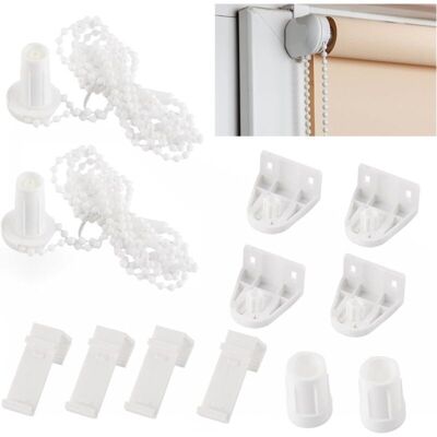 ABCRITAL Lot De 2 Supports De Store 17 Mm - Pièces De Rechange Pour Fenêtre - Kit De Fixation De Rideau Pour Volets Roulants Occultants - Publicité ABCRITAL Lot De 2 Supports De Store 17 Mm - Pièces De Rechange Pour Fenêtre - Kit De Fixation De Rideau Pour Volets Roulants Occultants - Publicité