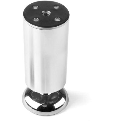REI Pied En Aluminium, Réglable, Modèle 413, Avec Finition Chromée Brillante Ø50 X 150 Mm - Publicité REI Pied En Aluminium, Réglable, Modèle 413, Avec Finition Chromée Brillante Ø50 X 150 Mm - Publicité