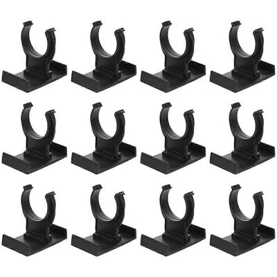 LISATR 12 Clips De Fixation En Plastique Pour Pieds De Meubles De Cuisine, Rehausseurs De Chaises, Supports De Maintien-4.70x4.30x3.50cm-black - Publicité LISATR 12 Clips De Fixation En Plastique Pour Pieds De Meubles De Cuisine, Rehausseurs De Chaises, Supports De Maintien-4.70x4.30x3.50cm-black - Publicité