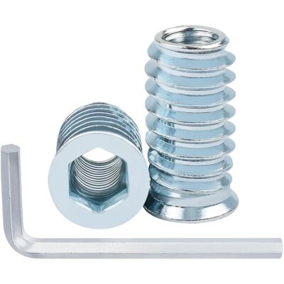 OEM 40 Pièces Insert Fileté Bois M6 X 10mm, Inserts M6 D'Écrou Borgne Ecrou Hexagonal, Zinc Douille Filetée Insert A Visser Insert Écrous À Visser Fileté, Manchons À Visser Vis Tête Insert - Publicité OEM 40 Pièces Insert Fileté Bois M6 X 10mm, Inserts M6 D'Écrou Borgne Ecrou Hexagonal, Zinc Douille Filetée Insert A Visser Insert Écrous À Visser Fileté, Manchons À Visser Vis Tête Insert - Publicité