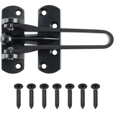 OEM Verrouillage Des Portes Secondaires, Chaînes De Porte De Sécurité, Verrou De Porte Coulissante, Acier Inoxydable Barre Pivotante, Serrure De Porte De Sécurité Noir Mat - Publicité OEM Verrouillage Des Portes Secondaires, Chaînes De Porte De Sécurité, Verrou De Porte Coulissante, Acier Inoxydable Barre Pivotante, Serrure De Porte De Sécurité Noir Mat - Publicité