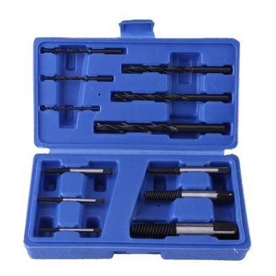 ABYSSE Ensemble De 12 Outils Pratiques Pour Extraire Les Écrous, Vis Et Goujons Cassés, Avec Forets. Publicité ABYSSE Ensemble De 12 Outils Pratiques Pour Extraire Les Écrous, Vis Et Goujons Cassés, Avec Forets. Publicité