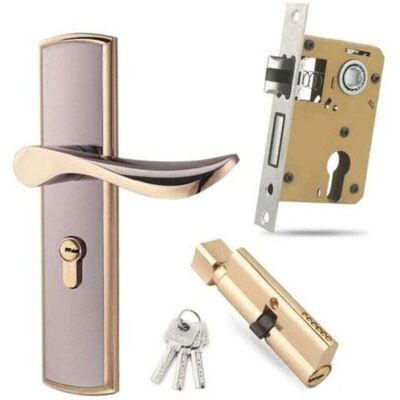 ABYSSE Serrure De Poignée De Porte Serrure À Levier En Alliage De Zinc, Ensemble De Poignée De Porte Moderne Antivol Avec Clés Pour Portes En Bois,violet,22.55cm - Publicité ABYSSE Serrure De Poignée De Porte Serrure À Levier En Alliage De Zinc, Ensemble De Poignée De Porte Moderne Antivol Avec Clés Pour Portes En Bois,violet,22.55cm - Publicité