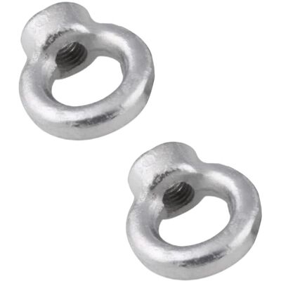CONWHZC Écrou À Œil En Acier Galvanisé, 2 Pièces M16 : Fixation Par Écrou Fileté Pour Usage Intérieur Et Extérieur, Pour Levage Et Suspension - Publicité CONWHZC Écrou À Œil En Acier Galvanisé, 2 Pièces M16 : Fixation Par Écrou Fileté Pour Usage Intérieur Et Extérieur, Pour Levage Et Suspension - Publicité