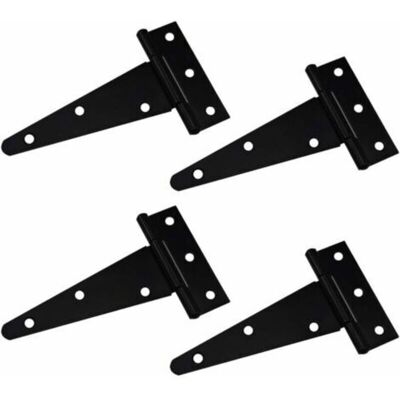 ENLENK Charnière En T Charnière Triangulaire Charnière En T Robuste Triangle Galvanisé 4 Pouces Noir Peut Être Utilisé Pour Accrocher Des Portes D'Armoires Portes De Jardin Boîtes En Bois 4 Pièces - Publicité ENLENK Charnière En T Charnière Triangulaire Charnière En T Robuste Triangle Galvanisé 4 Pouces Noir Peut Être Utilisé Pour Accrocher Des Portes D'Armoires Portes De Jardin Boîtes En Bois 4 Pièces - Publicité