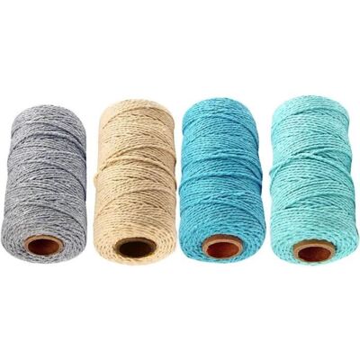 BARBAYDOS Corde De Ficelle De Coton À 4 Rouleaux Chaîne De Ficelle De Boulanger Corde De Ficelle De Jute Épaisse (2 Mm) Z - Publicité BARBAYDOS Corde De Ficelle De Coton À 4 Rouleaux Chaîne De Ficelle De Boulanger Corde De Ficelle De Jute Épaisse (2 Mm) Z - Publicité