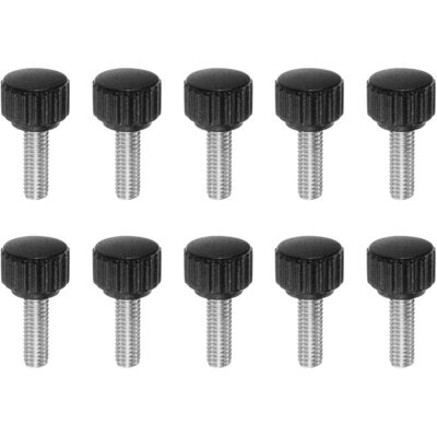 OEM 10pcs Boutons De Serrage Moletés Vis À Main M6 X 10mm Filetage Mâle Métrique 16mm Tête En Plastique Mat Tige En Acier Inoxydable 304 Bouton Fileté À Main Poignée, Noir - Publicité OEM 10pcs Boutons De Serrage Moletés Vis À Main M6 X 10mm Filetage Mâle Métrique 16mm Tête En Plastique Mat Tige En Acier Inoxydable 304 Bouton Fileté À Main Poignée, Noir - Publicité