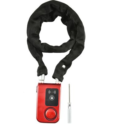 SJLERST Y797g Étanche Intelligent Bluetooth Chaîne De Vélo Serrure Antivol Smartphone Contrôle Rouge - Publicité SJLERST Y797g Étanche Intelligent Bluetooth Chaîne De Vélo Serrure Antivol Smartphone Contrôle Rouge - Publicité