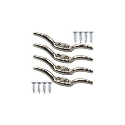 OEM Taquets D'Amarrage Crochet Aveugle Mât 4 Pièces En Acier Inoxydable Serre Câble Crochet De Mât De Drapeau Taquet D'Amarrage Taquet De Bateau Accessoires Vis De Montage Incluses - Publicité OEM Taquets D'Amarrage Crochet Aveugle Mât 4 Pièces En Acier Inoxydable Serre Câble Crochet De Mât De Drapeau Taquet D'Amarrage Taquet De Bateau Accessoires Vis De Montage Incluses - Publicité