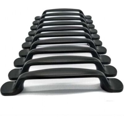 ABYSSE (20 Pièces, Noires) Poignées Avec Un Entraxe De 96 Mm, Adaptées Aux Armoires, Penderies, Tiroirs Et Armoires À Chaussures - Publicité ABYSSE (20 Pièces, Noires) Poignées Avec Un Entraxe De 96 Mm, Adaptées Aux Armoires, Penderies, Tiroirs Et Armoires À Chaussures - Publicité