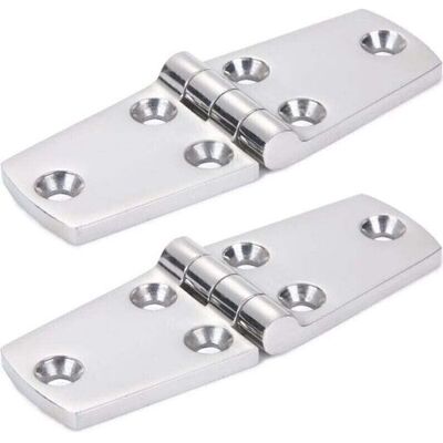 FANGMEDIA 2 Pcs Charnière Pour Navire Acier Inoxydable 316 102 × 38 Mm Charniere Porte Placard Utilisé Pour Les Bateaux,yachts,charnières De Porte Les Charnières D'Armoire Les Charnières De Raccordement. Publicité FANGMEDIA 2 Pcs Charnière Pour Navire Acier Inoxydable 316 102 × 38 Mm Charniere Porte Placard Utilisé Pour Les Bateaux,yachts,charnières De Porte Les Charnières D'Armoire Les Charnières De Raccordement. Publicité