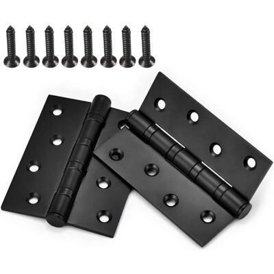 MOXIE 2 Pièces Charnière Fenêtre Charnière Porte De L'Armoire Charnières Vis Connecteurs En Acier Inoxydable Roulements À Billes Avec Vis(noir,10075mm) - Publicité MOXIE 2 Pièces Charnière Fenêtre Charnière Porte De L'Armoire Charnières Vis Connecteurs En Acier Inoxydable Roulements À Billes Avec Vis(noir,10075mm) - Publicité