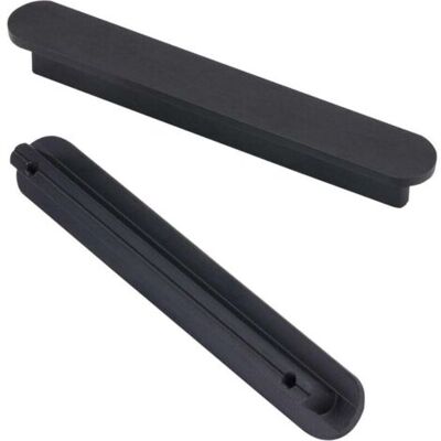 ABYSSE Lot De 6 Poignées Noir Poignee De Meuble Cuisine -poignées De Placard Poignée Meuble Noir Mat En Alliage De Zinc Entraxe 64mm - Publicité ABYSSE Lot De 6 Poignées Noir Poignee De Meuble Cuisine -poignées De Placard Poignée Meuble Noir Mat En Alliage De Zinc Entraxe 64mm - Publicité