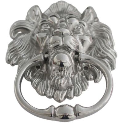 LAVVE Poignée Heurtoir Chromée En Forme De Tête De Lion Pour Tabouret De Bar Ou Chaise De Salle À Manger (1 Pièce) - Publicité LAVVE Poignée Heurtoir Chromée En Forme De Tête De Lion Pour Tabouret De Bar Ou Chaise De Salle À Manger (1 Pièce) - Publicité