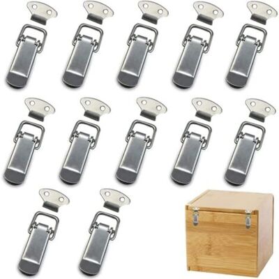 OEM Royaluxe-lot De 12 Attaches Capot En Acier Inoxydable – Serrures À Levier 72 X 23 Mm – Pour Coffrets, Tiroirs Et Armoires – Résistance Accrue - Publicité OEM Royaluxe-lot De 12 Attaches Capot En Acier Inoxydable – Serrures À Levier 72 X 23 Mm – Pour Coffrets, Tiroirs Et Armoires – Résistance Accrue - Publicité