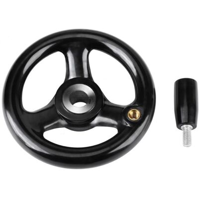 OEM Volant Pour Fraiseuse, Roue À Main Pour Fraiseuse Volant En Plastique À 3 Branches À Poignée Tournante 12 100mm Pour Machines-outils, Tour, Fraiseuse (noir)-crezuo - Publicité OEM Volant Pour Fraiseuse, Roue À Main Pour Fraiseuse Volant En Plastique À 3 Branches À Poignée Tournante 12 100mm Pour Machines-outils, Tour, Fraiseuse (noir)-crezuo - Publicité