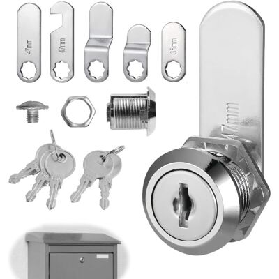 OEM 5 Clés, 5 Types De Verrous Différents,serrure De 16 Mm, Convient Aux Serrures À Levier Pour Boîtes Aux Lettres Et Armoires-crezuo - Publicité OEM 5 Clés, 5 Types De Verrous Différents,serrure De 16 Mm, Convient Aux Serrures À Levier Pour Boîtes Aux Lettres Et Armoires-crezuo - Publicité