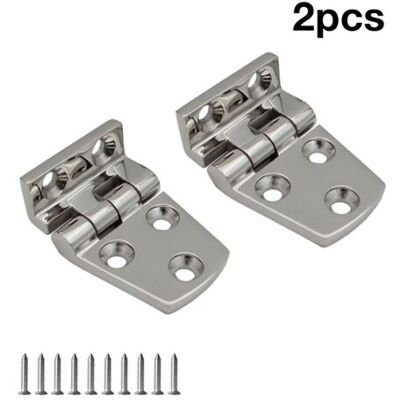 ABYSSE Lot De 2 Charnières Marines Renforcées En Acier Inoxydable 316 Plaque Courbée Épaissie, Résistantes À L’eau Salée Pour Yachts, Camping-cars, Balcons Et Ponts - Publicité ABYSSE Lot De 2 Charnières Marines Renforcées En Acier Inoxydable 316 Plaque Courbée Épaissie, Résistantes À L’eau Salée Pour Yachts, Camping-cars, Balcons Et Ponts - Publicité