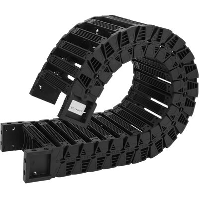 SJLERST Câble De Chaîne De Traînée En Nylon, Fournitures Industrielles Flexibles, Série Silencieuse, Câble De Remorquage De Réservoir 0.7/1 Mètre S40 X 125 1 Mètre - Publicité SJLERST Câble De Chaîne De Traînée En Nylon, Fournitures Industrielles Flexibles, Série Silencieuse, Câble De Remorquage De Réservoir 0.7/1 Mètre S40 X 125 1 Mètre - Publicité