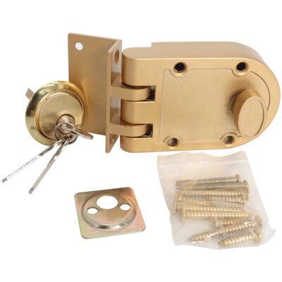 Generic Générique Serrures De Quincaillerie De Porte Top-monocylindres Rim Serrures De Porte Avec Détrompeur Nuit Porte Porte D'Entrée - Publicité Generic Générique Serrures De Quincaillerie De Porte Top-monocylindres Rim Serrures De Porte Avec Détrompeur Nuit Porte Porte D'Entrée - Publicité