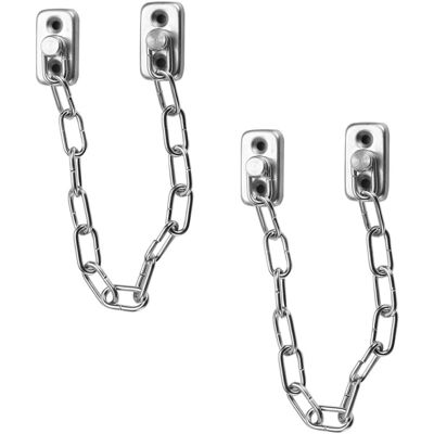 JILLIOPER Verrous De Sécurité Construction Robuste Et Antirouille En Acier Inoxydable Argenté Lot De 2 Pour Portes Et Fenêtres Pour Bureaux Et Écoles - Publicité JILLIOPER Verrous De Sécurité Construction Robuste Et Antirouille En Acier Inoxydable Argenté Lot De 2 Pour Portes Et Fenêtres Pour Bureaux Et Écoles - Publicité