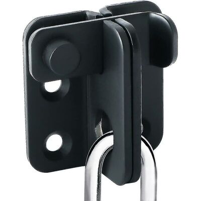 IRISFR Serrure De Porte Coulissante, Cadenas, Loquet De Porte, Boucle, Crochet Antivol, Finition Noir Mat, Acier Inoxydable, Ems3001 B - Publicité IRISFR Serrure De Porte Coulissante, Cadenas, Loquet De Porte, Boucle, Crochet Antivol, Finition Noir Mat, Acier Inoxydable, Ems3001 B - Publicité