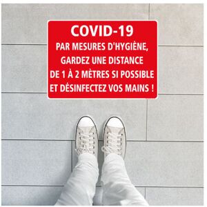 SIGNALETIQUE.BIZ FRANCE Signalisation au sol covid 19 special coronavirus des