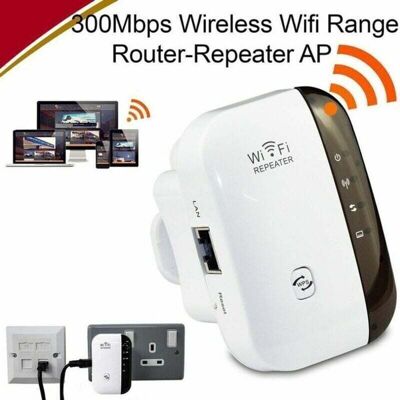 OEM Répéteur Wi-fi 300 Mbit/s. 2.4 Ghz. Extendeur Réseau Avec Grande Portée. Port Ethernet. Wps. Mode Ap. Installation Facile. Compatible Avec Tous Les Appareils Wlan) Prise Ue - Publicité OEM Répéteur Wi-fi 300 Mbit/s. 2.4 Ghz. Extendeur Réseau Avec Grande Portée. Port Ethernet. Wps. Mode Ap. Installation Facile. Compatible Avec Tous Les Appareils Wlan) Prise Ue - Publicité
