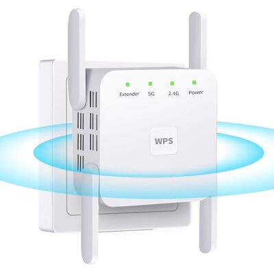 OEM Wifi Extender Booster Repeater Pour La Maison Et L'Extérieur, Super Booster 1200mbps (6000sq.ft), Wifi 2.4&5ghz Dual Band Wps Signal Wifi Strong Penetrability, 360° Coverage, Supports Ethernet Port-do - Publicité OEM Wifi Extender Booster Repeater Pour La Maison Et L'Extérieur, Super Booster 1200mbps (6000sq.ft), Wifi 2.4&5ghz Dual Band Wps Signal Wifi Strong Penetrability, 360° Coverage, Supports Ethernet Port-do - Publicité