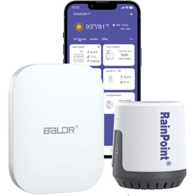 OEM Système D’irrigation Intelligent Wi-fi 2,4 Ghz Pour Jardin Et Maison Connectée – Hub + Pluviomètre Intégré - Publicité OEM Système D’irrigation Intelligent Wi-fi 2,4 Ghz Pour Jardin Et Maison Connectée – Hub + Pluviomètre Intégré - Publicité