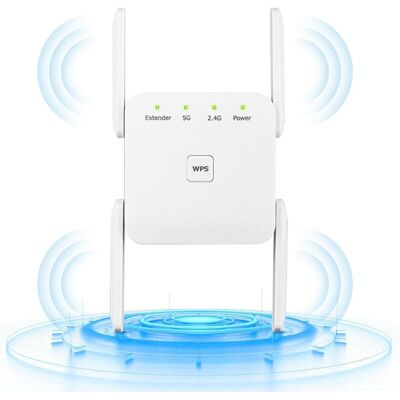 OEM Répéteur Wifi Ac1200 - Amplificateur Wifi Avec Port Ethernet, Bouton Wps, Installation Facile, Compatible Avec Box Internet - Publicité OEM Répéteur Wifi Ac1200 - Amplificateur Wifi Avec Port Ethernet, Bouton Wps, Installation Facile, Compatible Avec Box Internet - Publicité