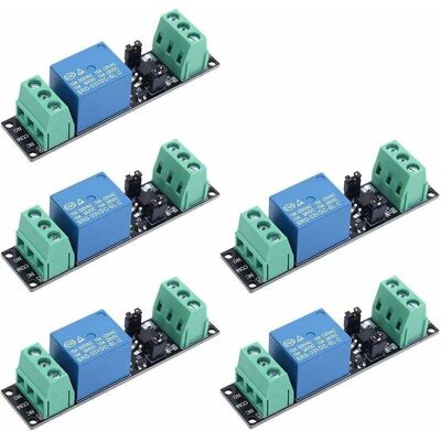 OEM 3v 1 Channel Relay Power Switch Module With Optocoupler High Level Trigger For Esp8266 Development Board (pack Of 5) - Publicité OEM 3v 1 Channel Relay Power Switch Module With Optocoupler High Level Trigger For Esp8266 Development Board (pack Of 5) - Publicité