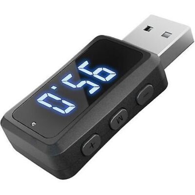 OEM Adaptateur Émetteur-récepteur Audio Fm02 Mini Usb Bluetooth 5.3 Fm Avec Affichage Led, Fréquence Réglable De 87,5 À 95 Mhz, Appels Mains Libres - Publicité OEM Adaptateur Émetteur-récepteur Audio Fm02 Mini Usb Bluetooth 5.3 Fm Avec Affichage Led, Fréquence Réglable De 87,5 À 95 Mhz, Appels Mains Libres - Publicité
