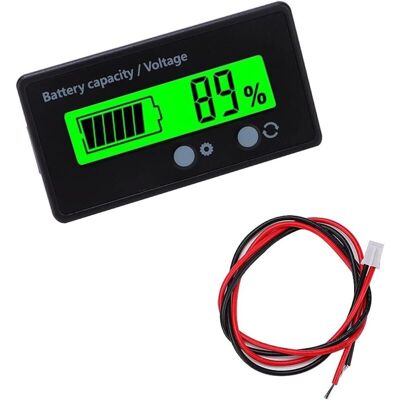OEM Compteur De Batterie Cc, Moniteur De Voltmètre De Capacité De Batterie, Indicateur De Batterie D'Acide De Plomb, Écran Lcd Dc 12v 24v 36v 48v (lumière Vert) - Publicité OEM Compteur De Batterie Cc, Moniteur De Voltmètre De Capacité De Batterie, Indicateur De Batterie D'Acide De Plomb, Écran Lcd Dc 12v 24v 36v 48v (lumière Vert) - Publicité