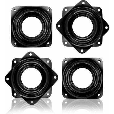 OEM 4 Pièces Plateaux Tournants Carrés Plaque De Roulement Rotative,support Rotatif À 360° Pour Meuble Écran Ordinateur/poste Tv -noir,71 X 71 Mm - Publicité OEM 4 Pièces Plateaux Tournants Carrés Plaque De Roulement Rotative,support Rotatif À 360° Pour Meuble Écran Ordinateur/poste Tv -noir,71 X 71 Mm - Publicité