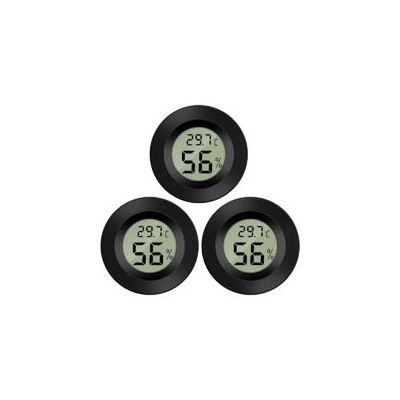 OEM 3-pack Hygromètre Thermomètre Numérique Lcd Moniteur Humidimètre Jauge Pour Humidificateurs Déshumidificateurs Serre Sous-sol Babyroom-crezuo - Publicité OEM 3-pack Hygromètre Thermomètre Numérique Lcd Moniteur Humidimètre Jauge Pour Humidificateurs Déshumidificateurs Serre Sous-sol Babyroom-crezuo - Publicité