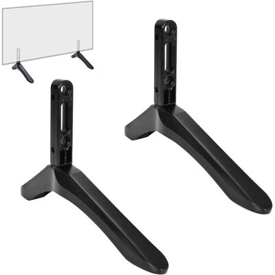 OEM Support De Tv Sur Pieds Pour Téléviseurs 32-65 Pouces – Alliage Aluminium – Charge Max 45 Kg – Montage Sans Perçage – Patins Anti-rayures - Publicité OEM Support De Tv Sur Pieds Pour Téléviseurs 32-65 Pouces – Alliage Aluminium – Charge Max 45 Kg – Montage Sans Perçage – Patins Anti-rayures - Publicité
