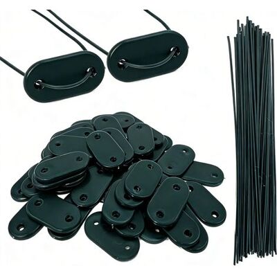 OEM Lot De 100 Fixations Robustes En Pvc Pour Écrans De Confidentialité - Clips Pour Écrans De Confidentialité Et Accessoires De Montage Pour Clôtures Et Jardins - Publicité OEM Lot De 100 Fixations Robustes En Pvc Pour Écrans De Confidentialité - Clips Pour Écrans De Confidentialité Et Accessoires De Montage Pour Clôtures Et Jardins - Publicité